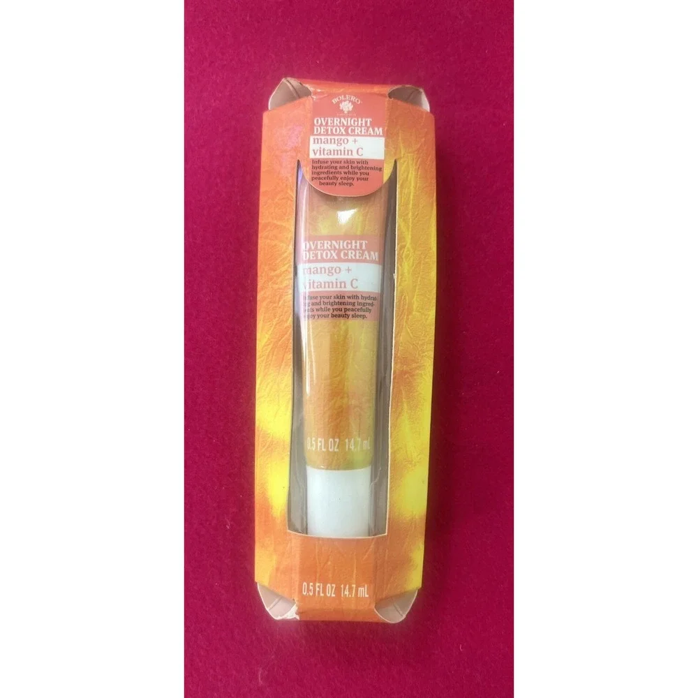 Bolero Beverly Hills Mango+Vitamin C Overnight Detox Cream. 0.5‎ oz. NIB